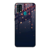 Falling Stars Samsung Galaxy F41 Glass Back Cover Online
