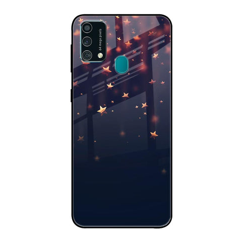 Falling Stars Samsung Galaxy F41 Glass Back Cover Online