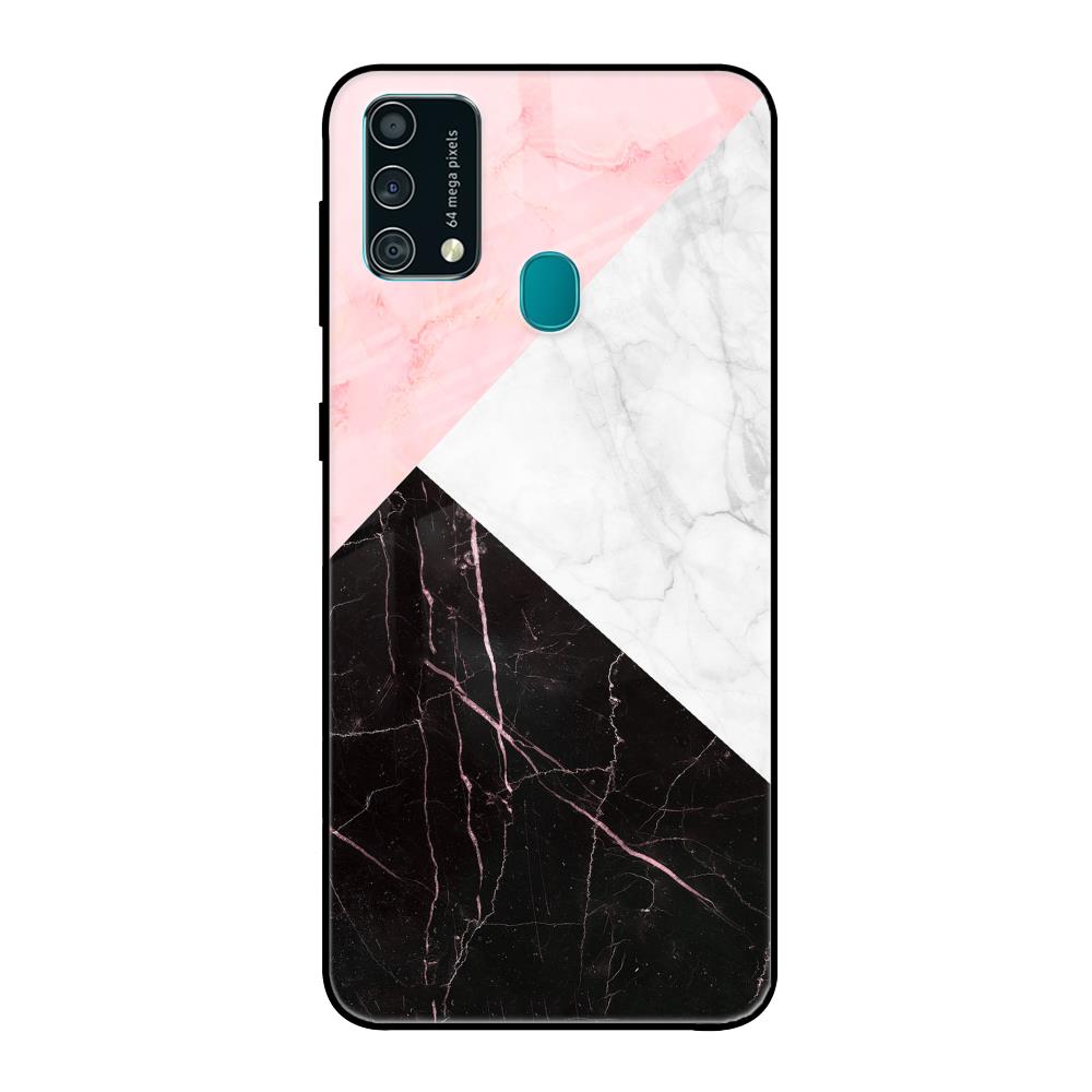 Marble Collage Art Samsung Galaxy F41 Glass Back Cover Online