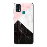 Marble Collage Art Samsung Galaxy F41 Glass Back Cover Online