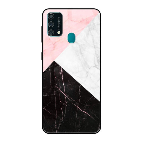 Marble Collage Art Samsung Galaxy F41 Glass Back Cover Online