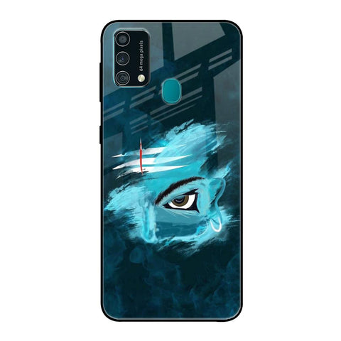 Power Of Trinetra Samsung Galaxy F41 Glass Back Cover Online