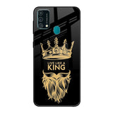 King Life Samsung Galaxy F41 Glass Back Cover Online