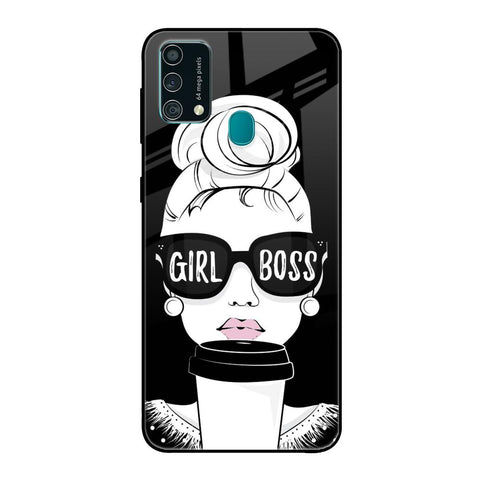 Girl Boss Samsung Galaxy F41 Glass Back Cover Online