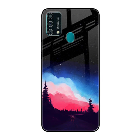 Drive In Dark Samsung Galaxy F41 Glass Back Cover Online