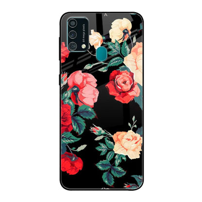 Floral Bunch Samsung Galaxy F41 Glass Back Cover Online