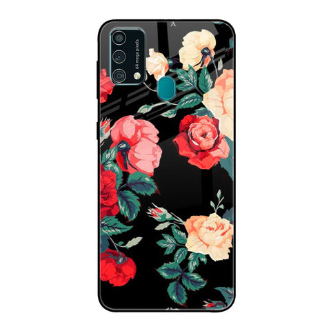 Floral Bunch Samsung Galaxy F41 Glass Back Cover Online