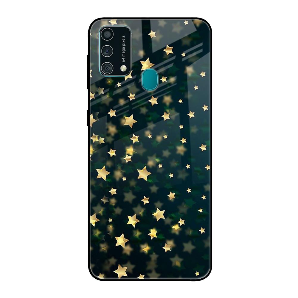 Dazzling Stars Samsung Galaxy F41 Glass Back Cover Online