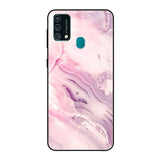 Diamond Pink Gradient Samsung Galaxy F41 Glass Back Cover Online