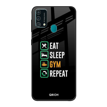 Daily Routine Samsung Galaxy F41 Glass Back Cover Online