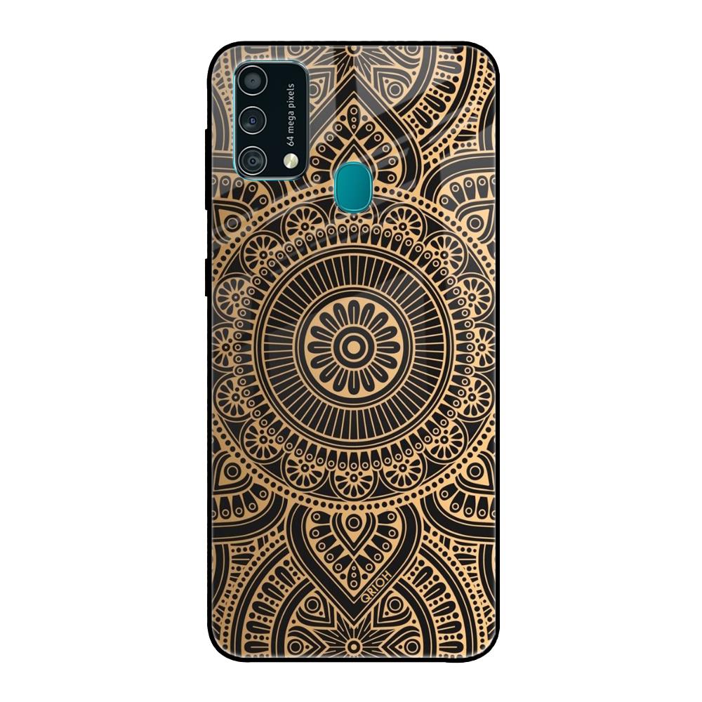 Luxury Mandala Samsung Galaxy F41 Glass Back Cover Online