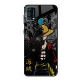 Dark Luffy Samsung Galaxy F41 Glass Back Cover Online