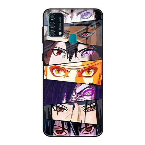 Anime Eyes Samsung Galaxy F41 Glass Back Cover Online