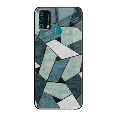Abstact Tiles Samsung Galaxy F41 Glass Back Cover Online