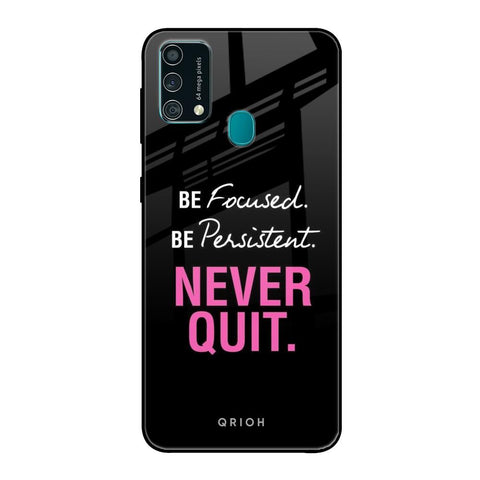 Be Focused Samsung Galaxy F41 Glass Back Cover Online