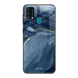 Deep Ocean Marble Samsung Galaxy F41 Glass Back Cover Online