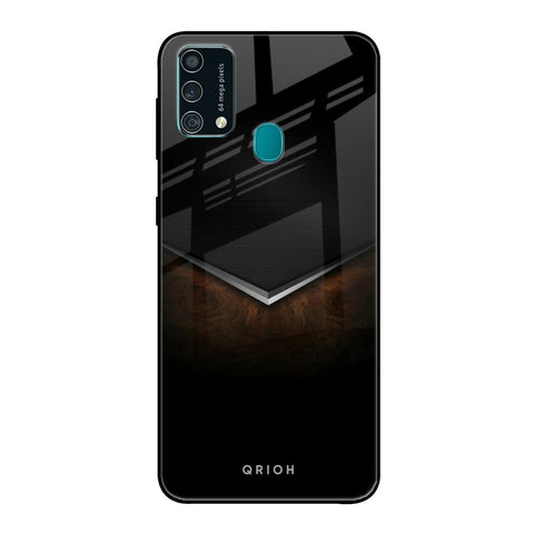 Dark Walnut Samsung Galaxy F41 Glass Back Cover Online