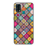 Multicolor Mandala Samsung Galaxy F41 Glass Back Cover Online