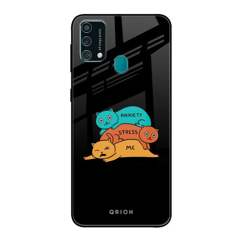 Anxiety Stress Samsung Galaxy F41 Glass Back Cover Online