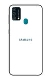 Arctic White Samsung Galaxy F41 Glass Cases & Covers Online