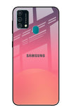 Sunset Orange Samsung Galaxy F41 Glass Cases & Covers Online