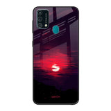 Morning Red Sky Samsung Galaxy F41 Glass Cases & Covers Online