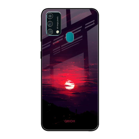 Morning Red Sky Samsung Galaxy F41 Glass Cases & Covers Online