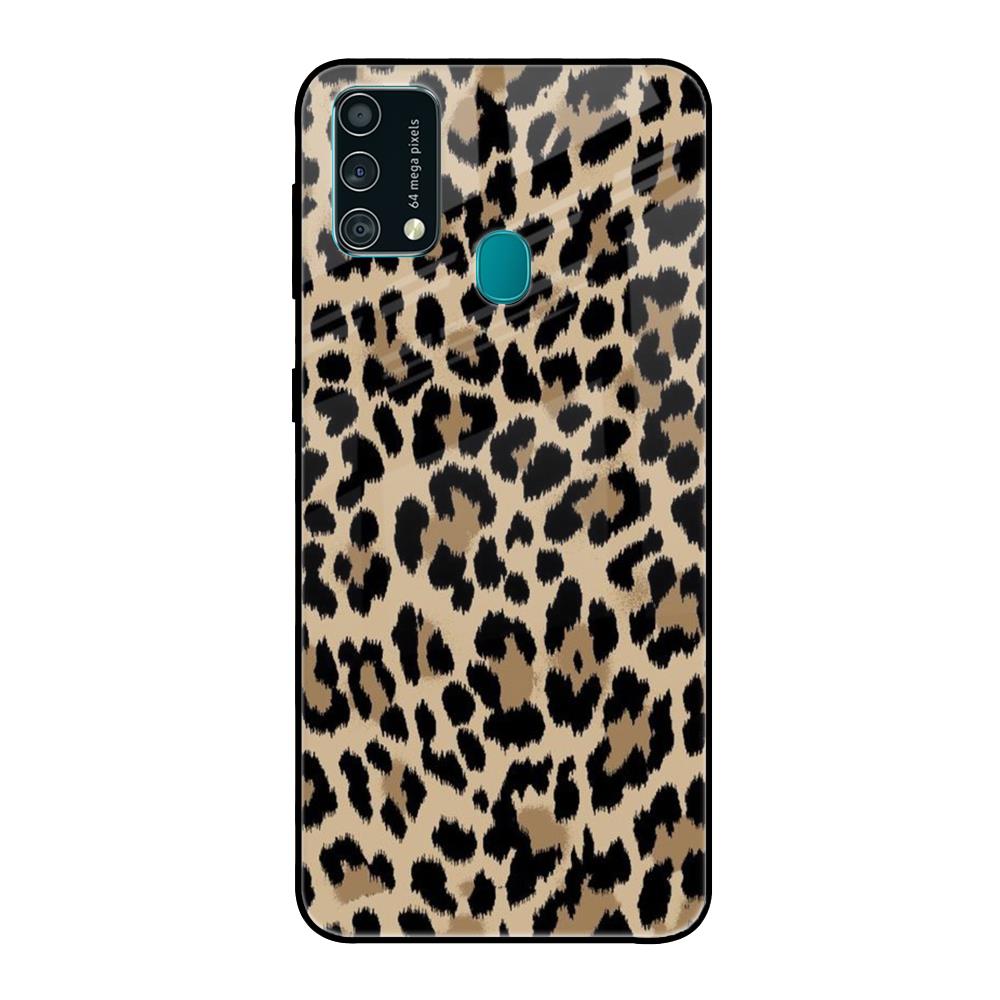 Leopard Seamless Samsung Galaxy F41 Glass Cases & Covers Online