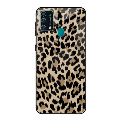 Leopard Seamless Samsung Galaxy F41 Glass Cases & Covers Online