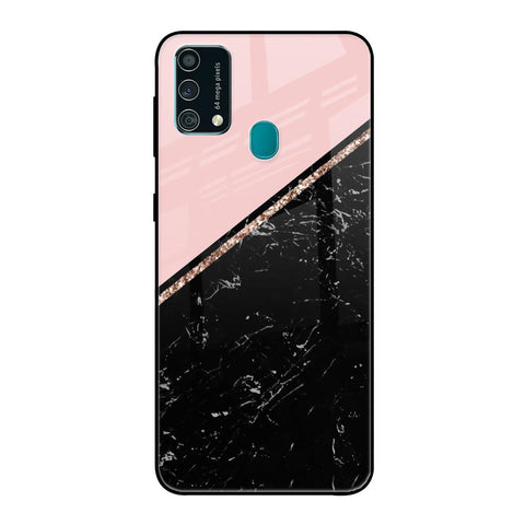 Marble Texture Pink Samsung Galaxy F41 Glass Cases & Covers Online