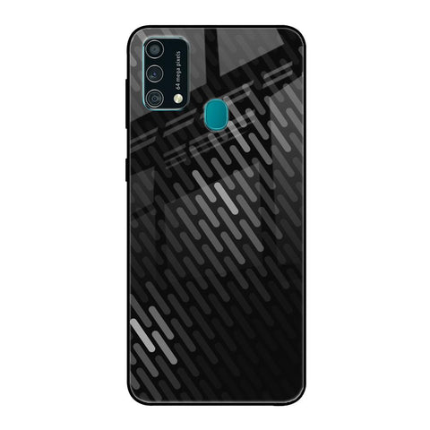 Dark Abstract Pattern Samsung Galaxy F41 Glass Cases & Covers Online