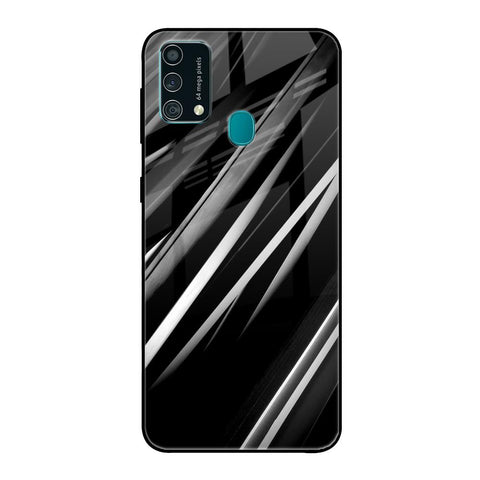 Black & Grey Gradient Samsung Galaxy F41 Glass Cases & Covers Online