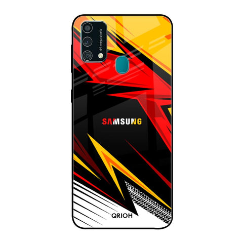 Race Jersey Pattern Samsung Galaxy F41 Glass Cases & Covers Online