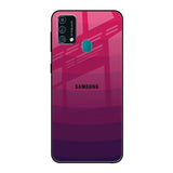 Wavy Pink Pattern Samsung Galaxy F41 Glass Back Cover Online