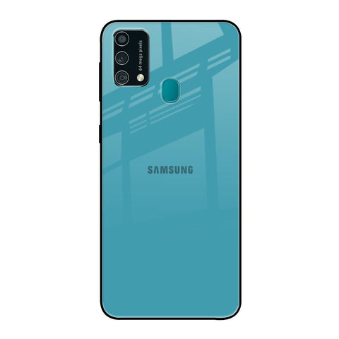 Oceanic Turquiose Samsung Galaxy F41 Glass Back Cover Online