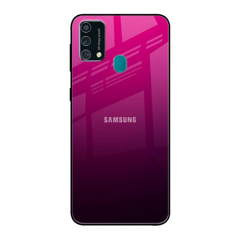 Purple Ombre Pattern Samsung Galaxy F41 Glass Back Cover Online