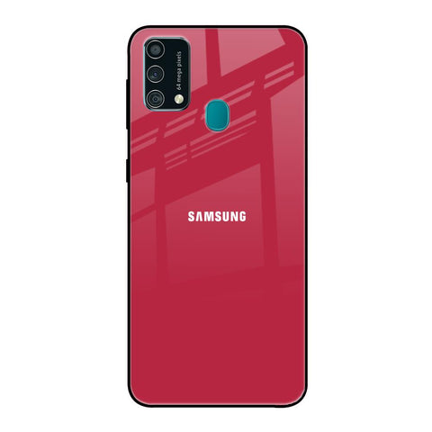 Solo Maroon Samsung Galaxy F41 Glass Back Cover Online