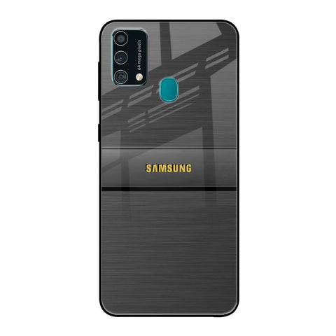 Grey Metallic Glass Samsung Galaxy F41 Glass Back Cover Online