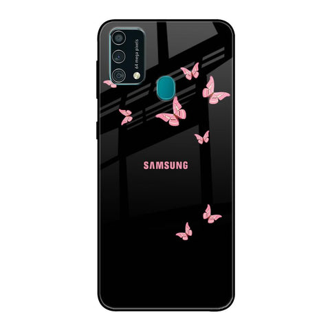 Fly Butterfly Samsung Galaxy F41 Glass Back Cover Online