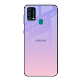 Lavender Gradient Samsung Galaxy F41 Glass Back Cover Online
