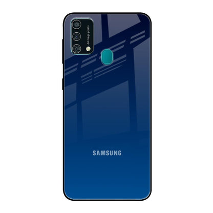 Very Blue Samsung Galaxy F41 Glass Back Cover Online