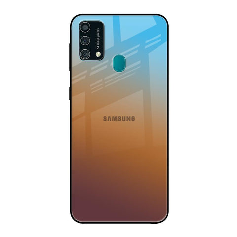 Rich Brown Samsung Galaxy F41 Glass Back Cover Online