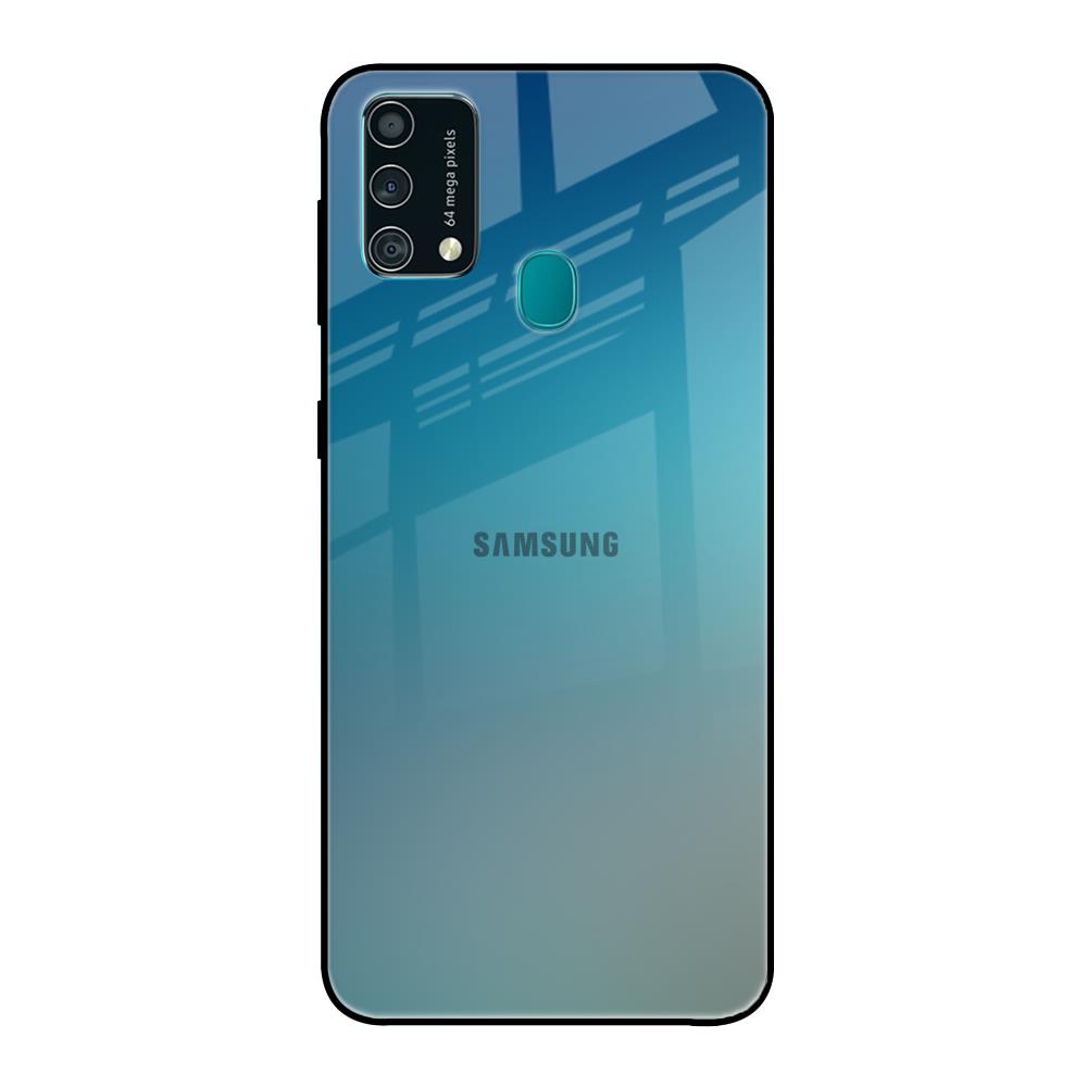 Sea Theme Gradient Samsung Galaxy F41 Glass Back Cover Online