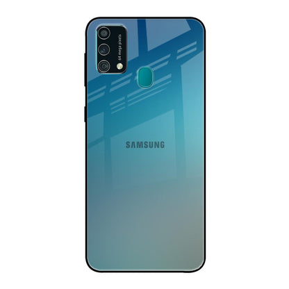 Sea Theme Gradient Samsung Galaxy F41 Glass Back Cover Online