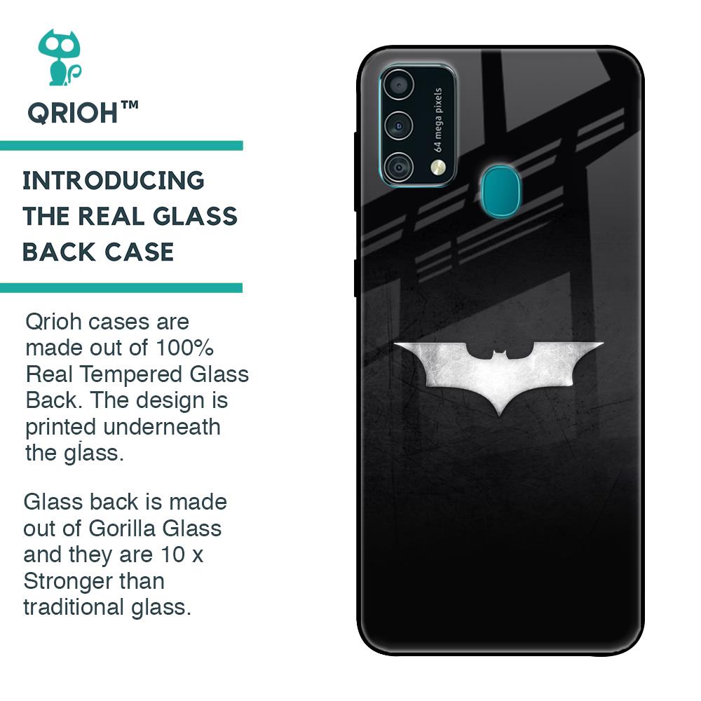 Super Hero Logo Glass Case for Samsung Galaxy F41