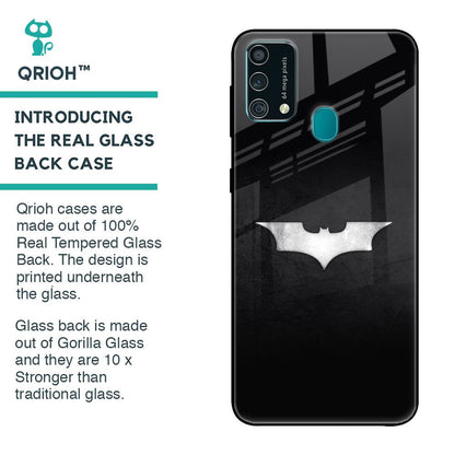 Super Hero Logo Glass Case for Samsung Galaxy F41