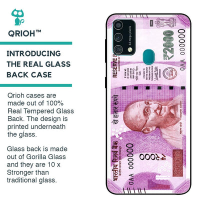 Stock Out Currency Glass Case for Samsung Galaxy F41