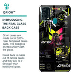 Astro Glitch Glass Case for Samsung Galaxy F41