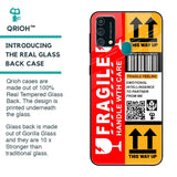 Handle With Care Glass Case for Samsung Galaxy F41