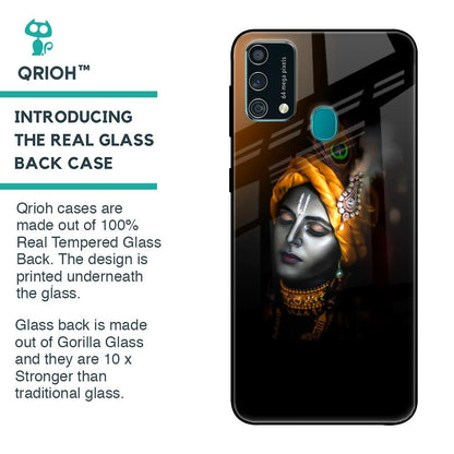 Ombre Krishna Glass Case for Samsung Galaxy F41